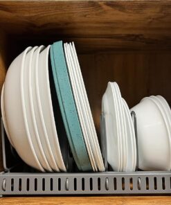 Pot Lid Holder 12+ Adjustable Dividers by BTH Expandable Pan and Pot Lid Organizer Rack for Cabinet – Heavy Duty Pot Lid Organizer for Kitchen Under Sink Drawer Pantry Storage (5.5"W, Dark Grey) LID HOLDER 5.5"W (DARK GREY) 31 81Xd16519NL