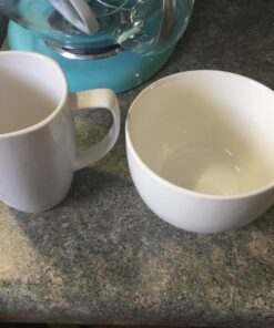 Norpro My Favorite Jumbo Porcelain Mugs, Set of 2, White 2 Count (Pack of 1) 41 81Xdz0eZUDL