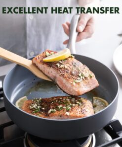 GreenPan Lima Hard Anodized Healthy Ceramic Nonstick 12 Piece Cookware Pots and Pans Set, PFAS-Free, Oven Safe, Gray 31 81XeOVSuEgL