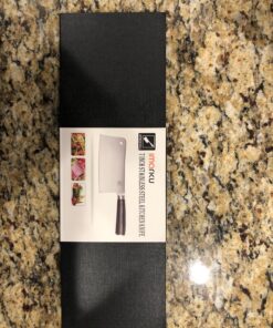 imarku Cleaver Knife 7 Inch Meat Cleaver - SUS440A Japan High Carbon Stainless Steel Butcher Knife with Ergonomic Handle, Ultra Sharp, Useful Kitchen Gadgets for Home and Restaurant 33 81Xg7aFfRXL