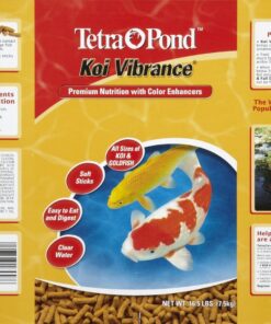 Alternative view of TetraPond Koi Vibrance, Soft Sticks, Easy to Digest Floating Pond Food, 16.5 lbs