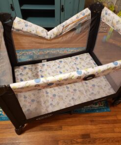 Graco Pack and Play Portable Playard, Push Button Compact Fold, Carnival Pack N Play 44 81Xhcqam6PL