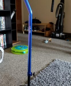 Vive Quad Cane - Walking Stick for Men and Women - Lightweight Adjustable Staff - Comfortable Right and Left Hand Grip for Stability Support - Four Prong Sturdy Aluminum Travel Aid - 4 Tip Blue 22 81Xi64VnKTL