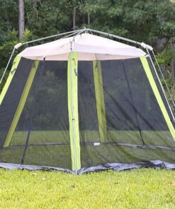 Coleman Skylodge Screened Canopy Tent with Instant Setup, 10x10/15x13ft Portable Screen Shelter with 1-Minute Setup for Bug-Free Lounging, Great for Picnic, Yard, Beach, Park, Camping, & More 15 X 13 Feet Green 34 81XiUGUxmL