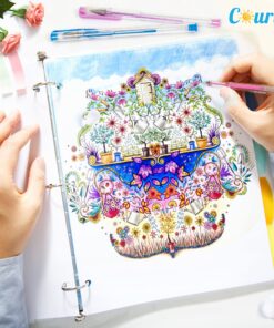 Courise - 108 Unique Colors Gel Pen Set 28 81Xk 9PfpbL