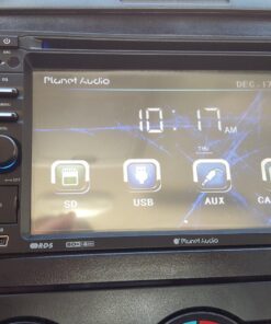 Planet Audio P9640B Car Audio Stereo System - 6.2 Inch Double Din, LCD Touchscreen, Bluetooth Audio and Hands-Free Calling, CD Player, DVD, USB, SD, AUX in, AM/FM Radio Receiver 57 81XkTGYuRrL