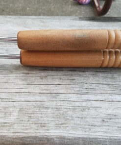 Rome's Double Pie Iron with Steel and Wood Handles, 1605 25 81XkaEdafpL 1