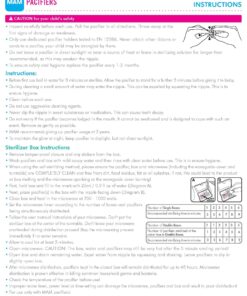 MAM Original Start Newborn Baby Pacifier, Best Pacifier for Breastfed Babies, Sterilizer Case, 0-3 Months, Boy, 2 Count (Pack of 1) 2-Pack 35 81XmEcDqAHL