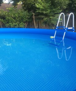 Intex 18ft X 48in Easy Set Pool Set with Filter Pump, Ladder, Ground Cloth & Pool Cover 18 ft x 48 in 35 81XmUNkJmwL