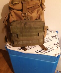 WYNEX Tactical Admin Molle Pouch, Medical EDC EMT Utility Bag Shell Design Attachment Pouches Hiking Belt Bags Army Green 34 81Xmj6RKPhL
