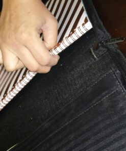 Case-it Executive Zippered Padfolio with Removable 3-Ring Binder and Letter Size Writing Pad, Black (PAD-40) Single PAD-40 68 81XmpheDzAL