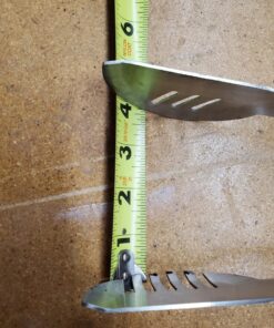 Cave Tools 17" Long Handle Stainless Steel Grill Tongs with Locking Bracket - BBQ Grill Accessories 29 81Xn ByIHuL