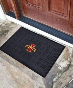 Alternative view of FANMATS 12761 Iowa State Cyclones Heavy Duty Vinyl Medallion Outdoor Door Mat - 19.5in. x 31in.