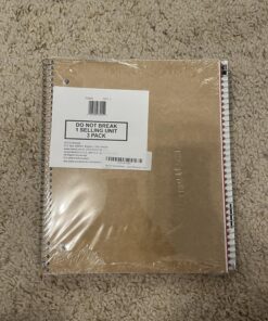 Five Star Spiral Notebooks + Study App, 3 Pack, 1 Subject, College Ruled Paper, Pockets, 100 Sheets, Home School Supplies for College Student or K-12, 11” x 8-1/2", Black, White & Red (73055) Black, White, Red 18 81Xob9 efYL