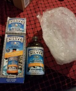 Sovereign Silver Bio-Active Silver Hydrosol for Immune Support - Colloidal Silver Liquid -10 ppm, 32oz (946mL) - Economy Size 32 Fl Oz (Pack of 1) Standard Packaging 33 81Xp9wsjmyL