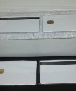 100pcs/Lot 2 in1 FM4442 Chip with Hi-Co Magnetic Stripe PVC Blank Card Printable