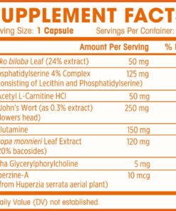 Natures Wellness Brain Booster | Natural Cognitive Enhancer for Increased Focus, Memory and Mental Clarity | Nootropics Brain Supplement | DMAE, Rhodiola Rosea Extract, Bacopa Monnieri, Ginkgo Biloba 15 81XtoGREq1L