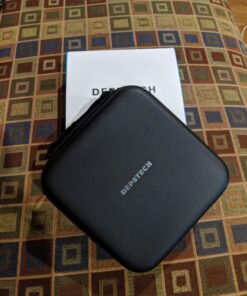 DEPSTECH Original Endoscope Case, Wireless Borescope Carrying Bag WiFi & USB Scope Cameras, Upgraded Large-Capacity Hardshell Case, Compatible with 4.3" Inspection Camera DS300, Black 37 81XuMCvj3L