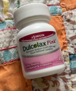 Dulcolax Pink Stool Softener, Docusate Sodium, 100 mg Soft Gel Tablets, 25 Count 19 81XubLhIfhL