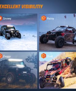 Nilight 40001S-B Bar Super Slim 2PCS 7 Inch 30W Spot Driving Fog 3600LM Single Row Off Road LED Lights for Jeep-2 Style Mounting Brackets, 2 Years Warranty White 48 81XwdqbaCL