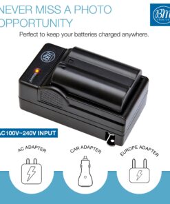BM Premium 2 Pack of EN-EL15B Batteries and Battery Charger for Nikon Z6, Z7, D780, D850, D7500, 1 V1, D500, D600, D610, D750, D800, D800E, D810, D810A, D7000, D7100, D7200 Digital Cameras 10 81XwpCh4h2L