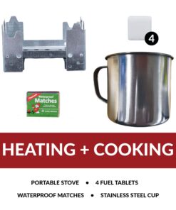 Wise Company Survival Kit, Food and Emergency Supply Backpack, Red 14 81XxgeWLLfL