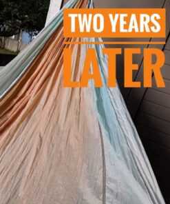 Kootek Camping Hammock Double & Single Portable Hammocks Camping Accessories for Outdoor, Indoor, Backpacking, Travel, Beach, Backyard, Patio, Hiking Grey & Sky Blue Large 35 81Y Izd0EVL