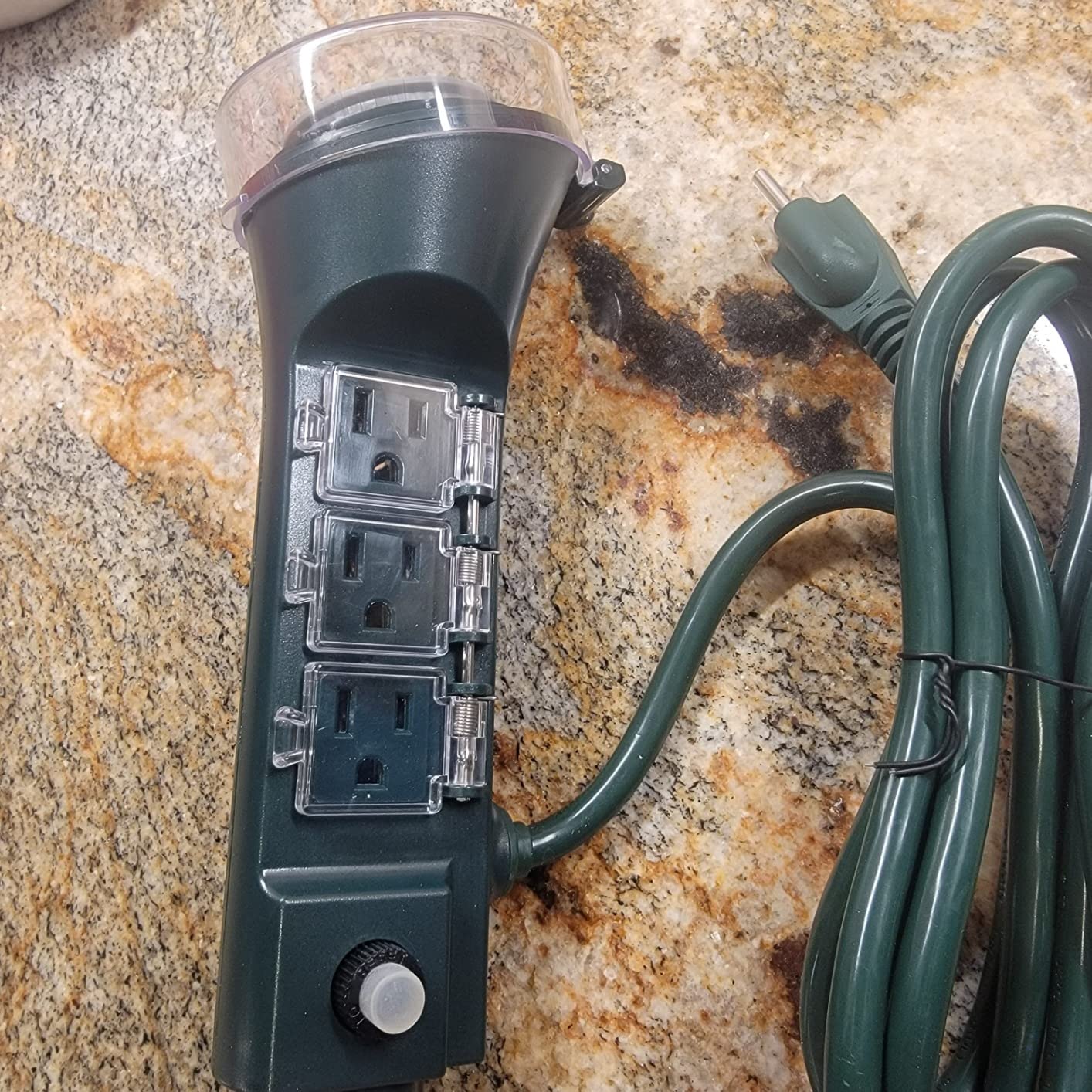 BN-LINK Outdoor Power Strip with Programmable Mechanical Timer and Yard Stake, 6 Grounded Outlets - 6 ft Cord, Weatherproof for Outdoor Lamps Lights Ponds Christmas Lights 1875W/15A ETL Listed Dial 12 BN-LINK Outdoor Power Strip with Programmable Mechanical Timer and Yard Stake, 6 Grounded Outlets - 6 ft Cord, Weatherproof for Outdoor Lamps Lights Ponds Christmas Lights 1875W/15A ETL Listed Dial - Image 12