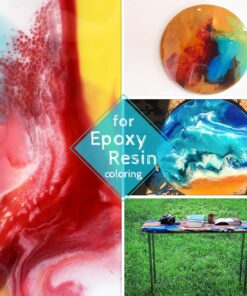 Mica Powder Pure 50 Color - Epoxy Resin Dye - Epoxy Resin Pigment, Cosmetic Grade Soap Colorant for Soap Making Supplies, Natural Slime Coloring Candle Dye for Paint,Nail Art,Bath Bomb (0.18oz Each) 50 Bags 37 81Y XaN5TYL