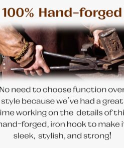 UpBlend Outdoors Plant Hangers Outdoor Hook - 10 X 13.75 Inch Heavy Duty Plant Hanger Bracket, Indoor Wrought Iron Wall Plant Holder, Flower Hooks for Hanging Baskets, Lantern, Windchime Strong, 1 Pack 21 81Y0YZJhTBL