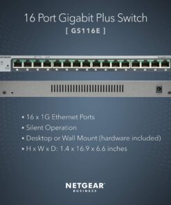 NETGEAR GS116E-200NAS - Discontinued by Manufacturer 12 81Y0dNShv4L