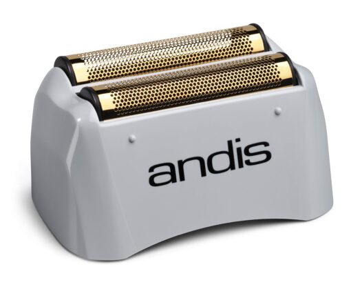 Andis 17160 Replacement Foil for Pro-Foil & Lithium Shaver - Super Soft Gold Titanium Cutters, Close & Smooth Cutting, Zero Finish with No Bumps/Irritation - Compatibles with Andis Models, Gray Gray Replacement Foil