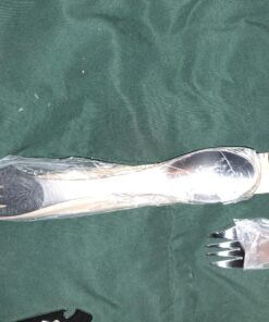 Tapirus 5 Spork Of Steel Utensils Set | Durable & Rust Proof Stainless Steel | Spoon, Fork & Knife Flatware | For Camping, Fishing, Hunting & Outdoor Activities | With Bottle Opener & Carrying Case 51 81Y2cCXV5AL