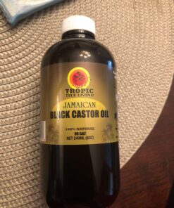 Tropic Isle Living Jamaican Black Castor Oil - Plastic PET Bottle 8oz | For Hair Growth Oil, Skin Conditioning, Eyebrows & Eyelashes, Scalp and Nail Care 49 81Y4TiSxCgL