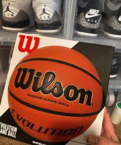 WILSON Evolution Indoor Game Basketballs - Size 5, Size 6 and Size 7 Brown - Game Ball Size 7 - 29.5" 43 81Y7B1eJCqL