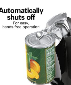 Hamilton Beach Electric Automatic Can Opener with Auto Shutoff, Knife Sharpener, Cord Storage, and SureCut Patented Technology, Extra Tall, Black 24 81Y7eOcN2aL