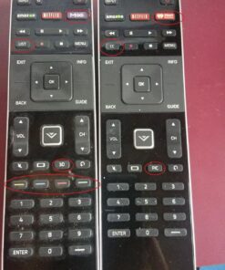 New QWERTY Dual Side Remote XRT500 with Backlight fit for 2015 2016 VIZIO Smart app Internet tv 25 81Y8zMPN24L