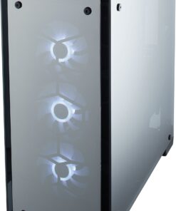 Corsair CORSAIR Crystal 570X RGB Mid-Tower Case, 3 RGB Fans, Tempered Glass - Mirror Black (CC-9011126-WW) 57 81Y9jxJeS9L
