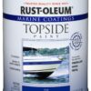 Rust-Oleum, Navy Blue, 207002 Marine Topside Paint, 1-Quart, 32 Fl Oz (Pack of 1), 11 32 Fl Oz (Pack of 1) Marine Topside Enamel Paint