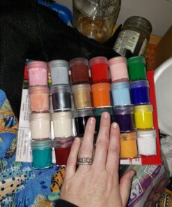 TBC The Best Crafts Halloween Acrylic Paint Jar, 24 Vivid Colors Model Paint Set, 0.5oz/15ml Each, Rich Pigment, Glides Smoothly 37 81YAhgTMYeL