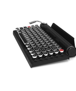 QWERKYTOYS Qwerkywriter S Typewriter Inspired Retro Mechanical Wired & Wireless Keyboard with Tablet Stand 22 81YBbXRRDRL 1