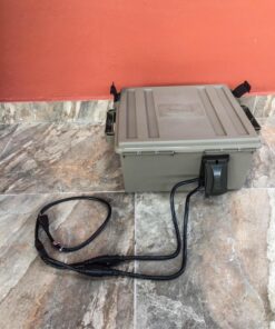 MTM ACR8-72 Ammo Crate Utility Box | Ammo, Survival or Hunting Gear Storage | O-Ring Seal for Water Resistant Dry Storage | Double Padlock tapped for Security | Carries 85lbs of Gear | Dark Earth 59 81YD2tCDrWL