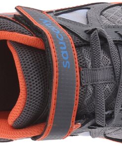 Saucony Kotaro 3 Alternative Closure Sneaker (Little Kid/Big Kid) Little Kid (4-8 Years) 2.5 Little Kid Grey/Orange/Blue 12 81YFKcFFdfL