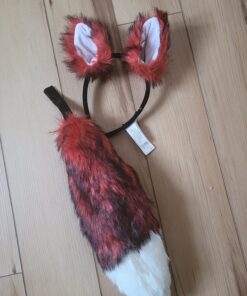 Fox Costume Ears Headband & Tail Costume Accessory Kit for Adults and Kids Standard 25 81YGEZXt97L