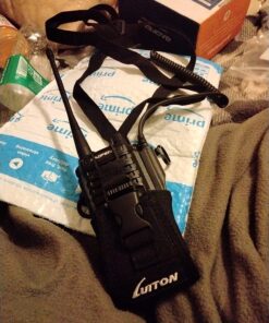 LUITON Radio Holder Walkie Talkie Pouch Molle Radio Pouch BaoFeng Radio Holster Strap Radio Case for Duty Belt Compatible with BaoFeng UV5R 888S F8HP Kenwood Icom HYT Arcshell Retevis H777 (1 Pack) MSC-20C 1Pack 25 81YHBCXPj L