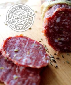 Fortuna's Finocchiona Dry Salami - Nitrate-Free Artisanal Charcuterie with Natural Fennel - Gluten-Free and Ideal for Keto Diets - Delicious Flavor and Texture for Snacking or Cooking, 2 Sticks, 10oz each 12 81YHgr73VL