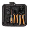 iCrimp Ratchet Wire Crimping Tool Set w/ 5 Interchangeable Jaws for Insulated and Non-Insulated Terminals AWG20-2, Wire Stripper included 37 81YJUCAWMsL