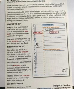 The 4x6" Emergent Task Planner StickyPad (2 pack) 13 81YJioAgYtL