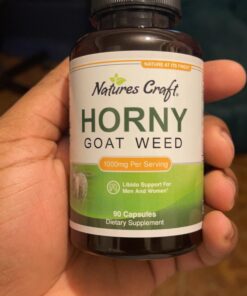 Horny Goat Weed for Male Enhancement - Extra Strength Horny Goat Weed for Men 1590mg per serving Complex with Tongkat Ali Saw Palmetto Extract Panax Ginseng and Black Maca Root for Stamina & Energy 90 Count (Pack of 1) 31 81YKEmUKiL