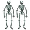 Beistle Jointed Skeletons, 22", White/Black 2 Skeleton 36 81YM5CG4h7L